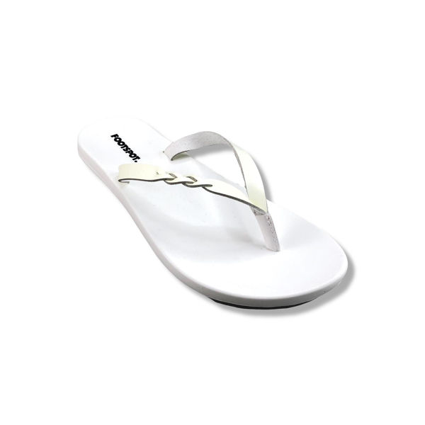 图片 FOOTSPOT 205女裝沙滩拖鞋 - 白色