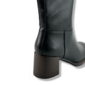 图片 SBPRC 208 女装高筒厚底高跟靴子 - 黑色
