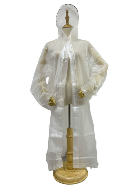 圖片 MHC 302 可分離式附防風罩雨衣 - 白色