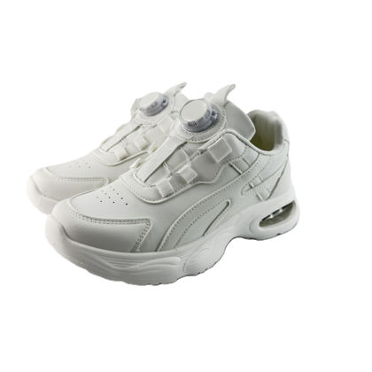圖片 FOOTSPOT-白色旋轉鈕扣免繫鞋帶 運動鞋 (  White Slip-On Sneakers with Twist Lock Dial) 