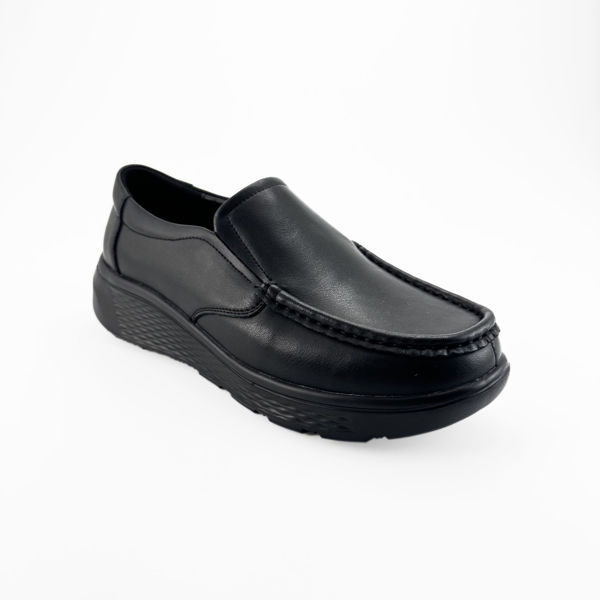 圖片 FOOTSPOT-黑色真皮上班鞋 (Black Genuine Leather  Shoes) 