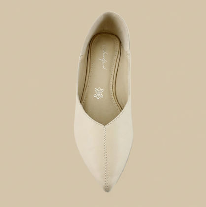 圖片 真皮尖頭平底鞋(Genuine leather pointed-toe flats)