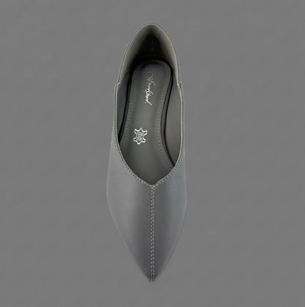 圖片 真皮尖頭平底鞋(Genuine leather pointed-toe flats)