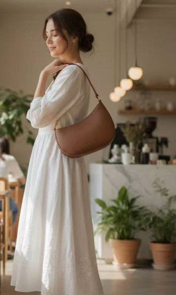 圖片 Footspot 新月形肩背包 (Footspot Crescent Shoulder Bag  )