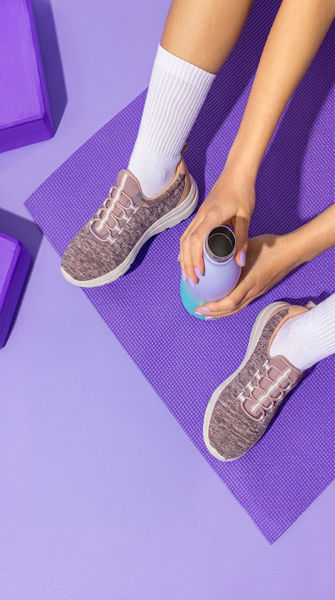 圖片 FOOTSPOT-女士休閒運動鞋 (FOOTSPOT- Women'sCasual Knit Sneakers)