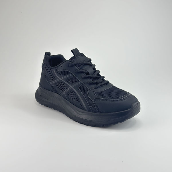 图片 FOOTSPOT-透氣網面黑色運動鞋 (FOOTSPOT – Black Breathable Mesh Sneakers)