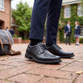Picture of SANTA BARBARA POLO & RACQUET CLUB-男裝黑色真皮正裝/學生鞋 (SANTA BARBARA POLO & RACQUET CLUB – Men’s Black Genuine Leather Dress / School Shoes)
