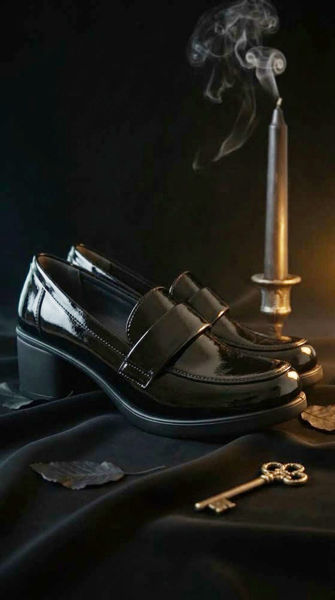 圖片 FPX-經典舒適粗跟樂福鞋 (Classic Comfort Block‑Heel Loafers )